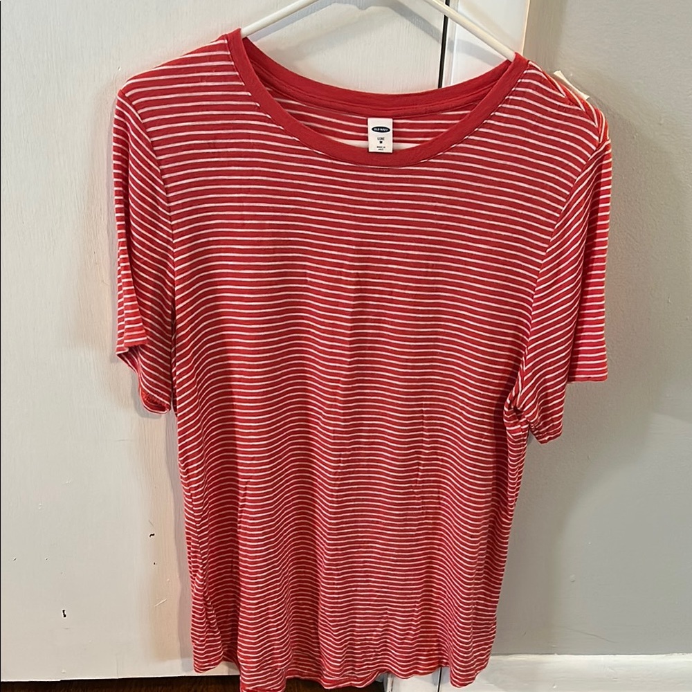 Red Striped Women's Top